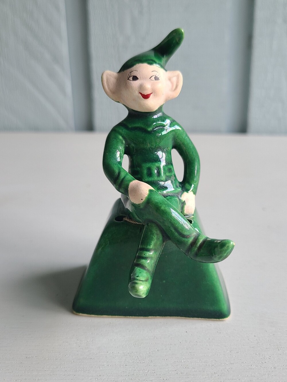 Vintage Christmas Elf Bell